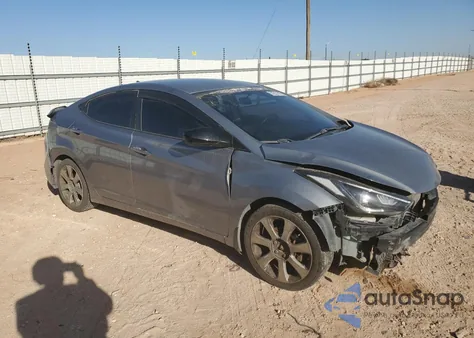 2014 Hyundai Elantra Se из США, поврежденный, VIN KMHDH4AE6EU173903